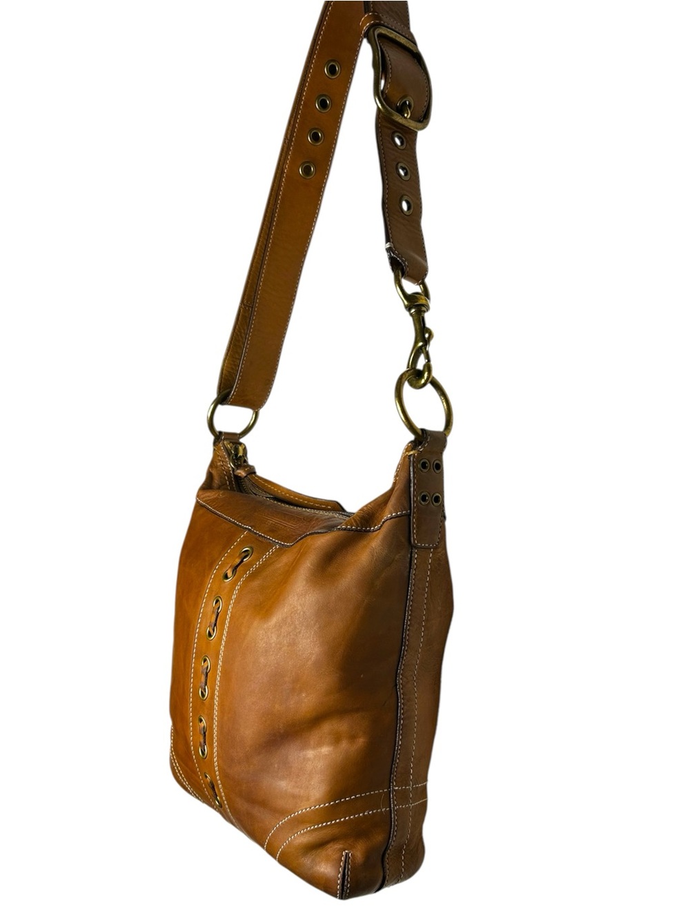 Vintage Coach Chelsea Laced Duffle Crossbody Shoulder Bag 10399 - Picture 4 of 15